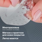 Полустельки для обуви, с супинатором, амортизирующие, массажные, на клеевой основе, 20.5×7.5 см, пара, прозрачные - Фото 2