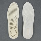Стельки для обуви, дышащие, массажные, 35 р-р, пара, цвет белый - Фото 3