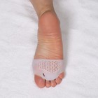 Корректоры - разделители для пальцев ног, на манжете, 4 разделителя, силиконовые, 8 × 6,5 см, пара, цвет белый - Фото 4