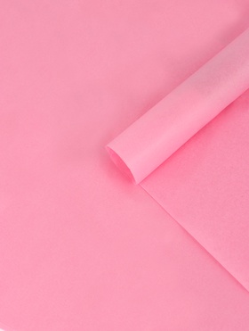 Бумага упаковочная тишью, розовая, 50 см × 66 см 2654608