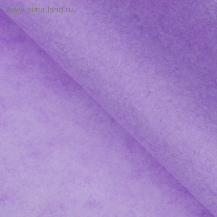 Бумага упаковочная тишью, лавандовый, 50 см × 66 см - Фото 1