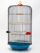 Клетка для корелл круглая «Рио», 40×83 см, микс цветов - Фото 4