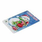 Магнит "С Новым Годом!" снеговик и девочка, 9 х 6 см - Фото 2