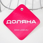 Мыльница на ножках Доляна «Сибарит», 12×9.5×4 см, хромированная - Фото 5