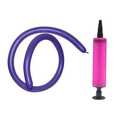 Шар для моделирования 260, сиреневый цвет, набор 100 шт. + насос