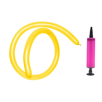 Набор шаров для моделирования 260, желтый цвет, 100 шт + насос