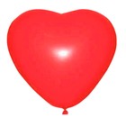 Шар латексный 36" "Сердце", 1 шт., цвет красный - Фото 1