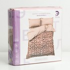 Постельное бельё "Этель" Дуэт Мягкие сны (вид 1) 143 х 215 см - 2 шт, 240*220 см, 50 х 70 см - 2 шт, мако-сатин, 128 г/м² - Фото 5