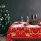 Набор столовый Этель" Сказочные узоры", скатерть 220 х 150 см, салфетки - 12 шт, 100% хл - Фото 1