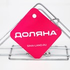 Салфетница Доляна «Бабочки», 6×14×8 см, цвет хром - Фото 4