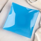 Тарелка, 18×18 см, цвет голубой - Фото 2