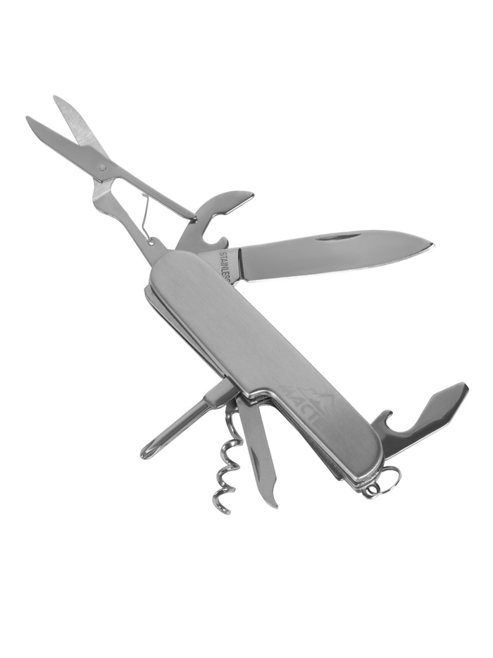 Нож швейцарский под гравировку 8 в 1 - Фото 1