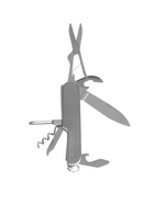 Нож швейцарский под гравировку 8 в 1 - Фото 2