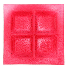 Менажница 26,3×26,3 см, цвет красный - Фото 2