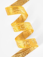 Лента декоративная «Жаккард», 25 мм, 9±0.5 м, цвет золотой - Фото 2