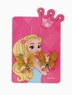 Серьги клипсы детские Выбражулька «Блестящая бабочка», микс - Фото 4