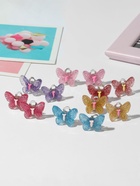 Серьги клипсы детские Выбражулька «Блестящая бабочка», микс - Фото 3