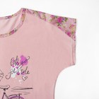 Пижама женская (футболка, брюки) ПК229 цвет коралловый, р-р 60 - Фото 3