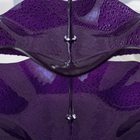 Блюдо 2-ярусное 30×21 см, цвет фиолетовый, подарочная упаковка, основание МИКС - Фото 2
