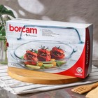 Форма для запекания из жаропрочного стекла Borcam, 2 л, овальная - Фото 6