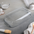 Форма для запекания Paşabahçe Borcam, 2.8 л, с крышкой, жаропрочное стекло, прозрачная - Фото 4