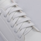 Шнурки для обуви, пара, плоские, 8 мм, 110 см, цвет белый - фото 318020065