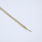 Шнурки для обуви, пара, плоские, 10 мм, 110 см, золотистые - Фото 3