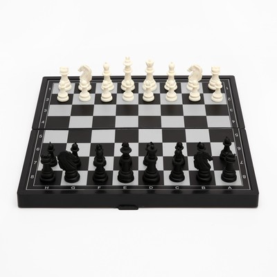 Магнитные шахматы «Классика», доска и фигуры из пластика, 24.5×24.5 см