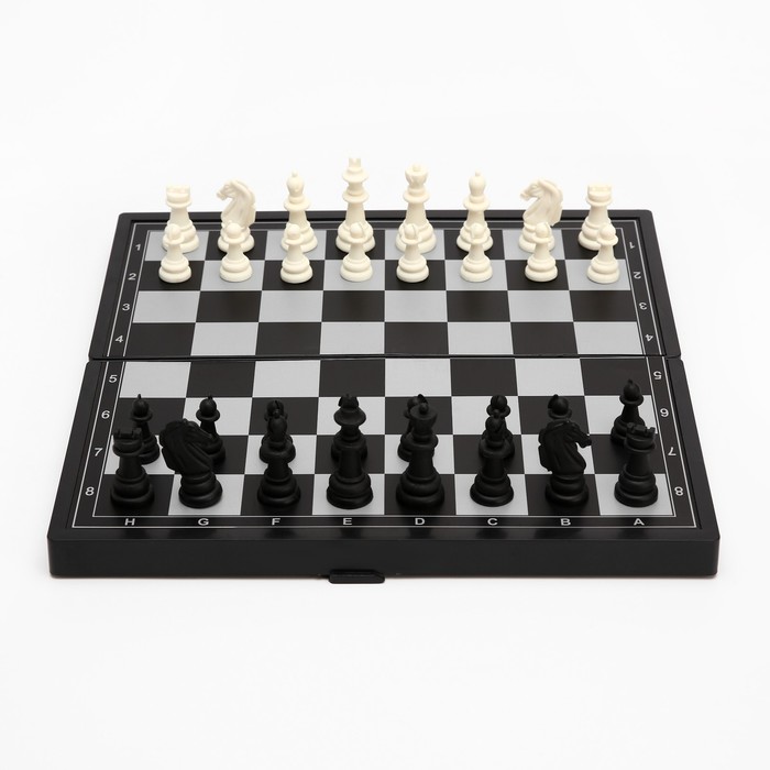Шахматы магнитные, доска 24.5 х 24.5 см - фото 1906882473