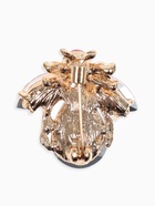 Брошь «Жук», розово-зелёная в золоте - Фото 2