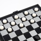 Шашки классические «Игра началась», магнитные, компактные 13×13 см - Фото 2