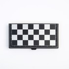Шахматы магнитные, доска 13 х 13 см, черно-белые - фото 3806671