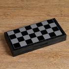 Настольная игра 3 в 1 "Зук": нарды, шахматы, шашки, магнитная доска 24.5 х 24.5 см - фото 3806693