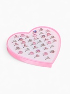 Кольцо «Выбражулька. Романтика», бело-розовое в серебре, безразмерное - Фото 2