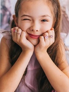 Кольцо «Выбражулька. Романтика», бело-розовое в серебре, безразмерное - Фото 4