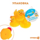 Набор резиновых игрушек для ванны Крошка Я «Утки», 5,5 см, с пищалкой, 6 шт. - Фото 4