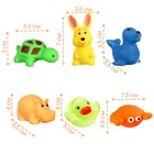 Резиновые игрушки для ванны Крошка Я «Морские животные», с пищалкой, в наборе 6 шт. - Фото 2