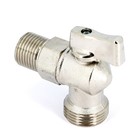 Кран шаровой UNI-FITT 181N2300, 1/2"х3/4" наружная резьба, угловой, без отражателя - Фото 3