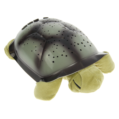 Ночник-проектор Luazon 001 "Черепаха", детский, 4 цвета, музыка, USB, 3хААА, зеленый