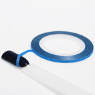 Лента клеевая для ногтей «Блёстки», 0,2 см, 10 м, цвет синий - Фото 1