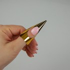 Формы для наращивания ногтей, узкие, 500 шт, цвет золотистый - фото 9822934