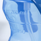 Поильник детский с трубочкой, с ручками, 260 мл, цвет голубой - фото 42834690