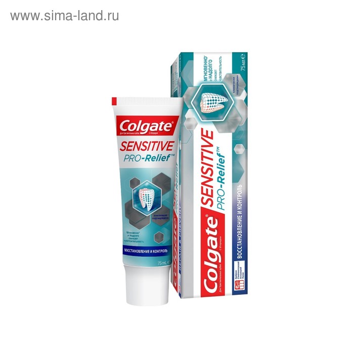 Зубная паста Colgate Sensitive Pro-Relief «Восстановление и контроль», 75 мл - Фото 1