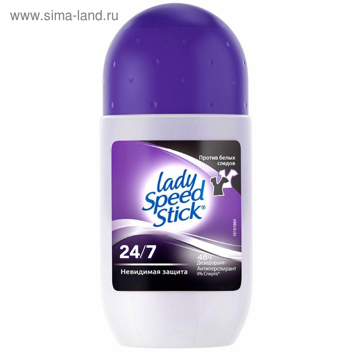 Дезодорант-антиперспирант Lady Speed Stick 24/7 «Невидимая защита», ролик, 50 мл - Фото 1