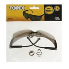 Очки защитные TOPEX, черные, регулируемые дужки - Фото 3