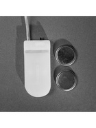 Гирлянда «Нить» 5 м роса, IP20, серебристая нить, 50 LED, батарейки CR2032×2 (в комплекте), свечение белое - Фото 8
