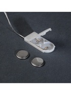 Гирлянда «Нить» 5 м роса, IP20, серебристая нить, 50 LED, батарейки CR2032×2 (в комплекте), свечение фиолетовое - Фото 9
