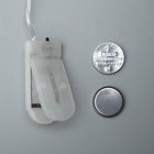 Гирлянда «Нить» 5 м, роса, IP20, серебристая нить, 50 LED, от батареек CR2032×2, свечение мульти - Фото 9