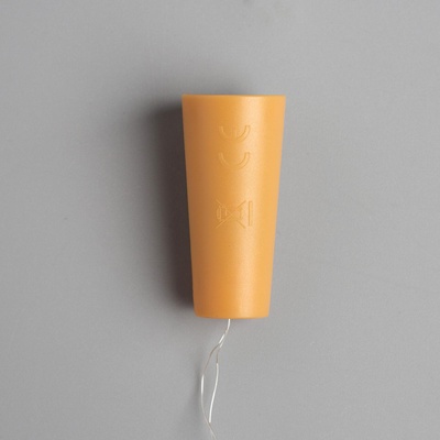 Гирлянда «Нить» 2 м роса с пробкой, IP20, серебристая нить, 20 LED, батарейки LR44×3 (в комплекте), свечение синее