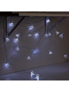 Гирлянда «Нить» 4 м с насадками «Колокольчик», IP20, прозрачная нить, 20 LED, свечение белое, 8 режимов, 220 В - фото 7077094 Гирлянда «Нить» 4 м с насадками «Колокольчик», IP20, прозрачная нить, 20 LED, свечение белое, 8 режимов, 220 В - фото 7077094